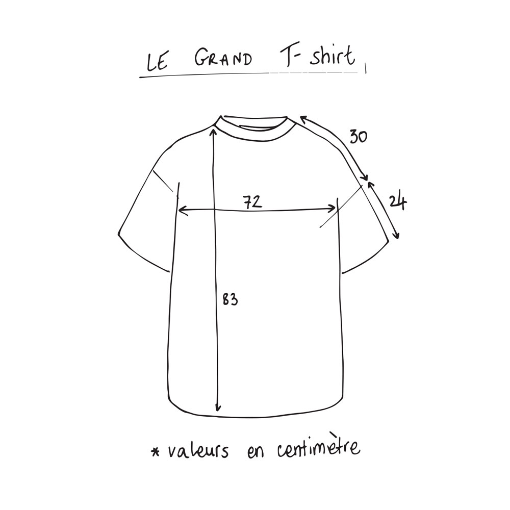 Guide des Tailles - T-shirt